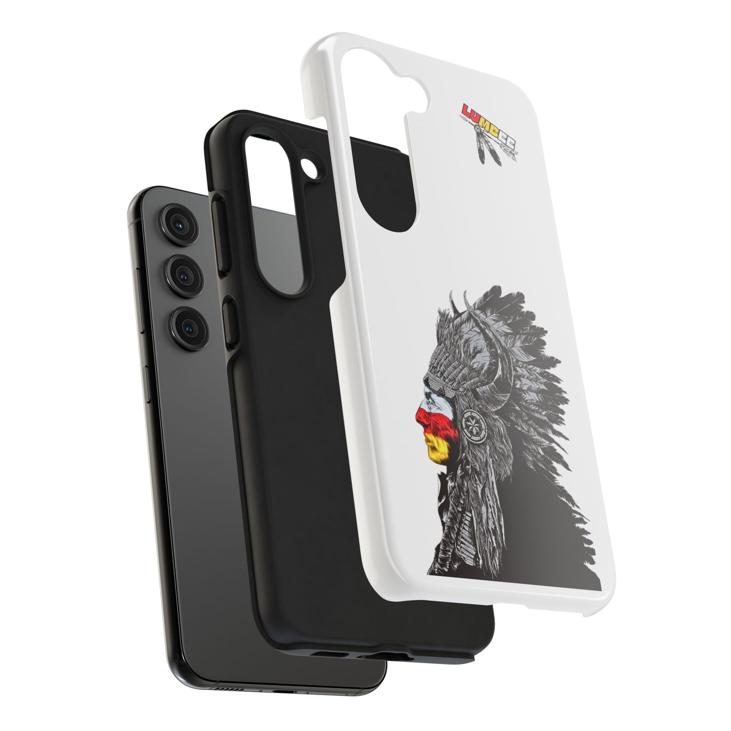 White Tough Phone Case — 910 Indian Chief
