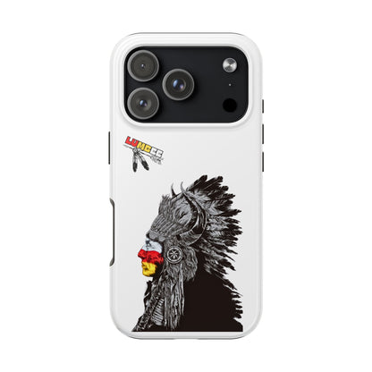 White Tough Phone Case — 910 Indian Chief