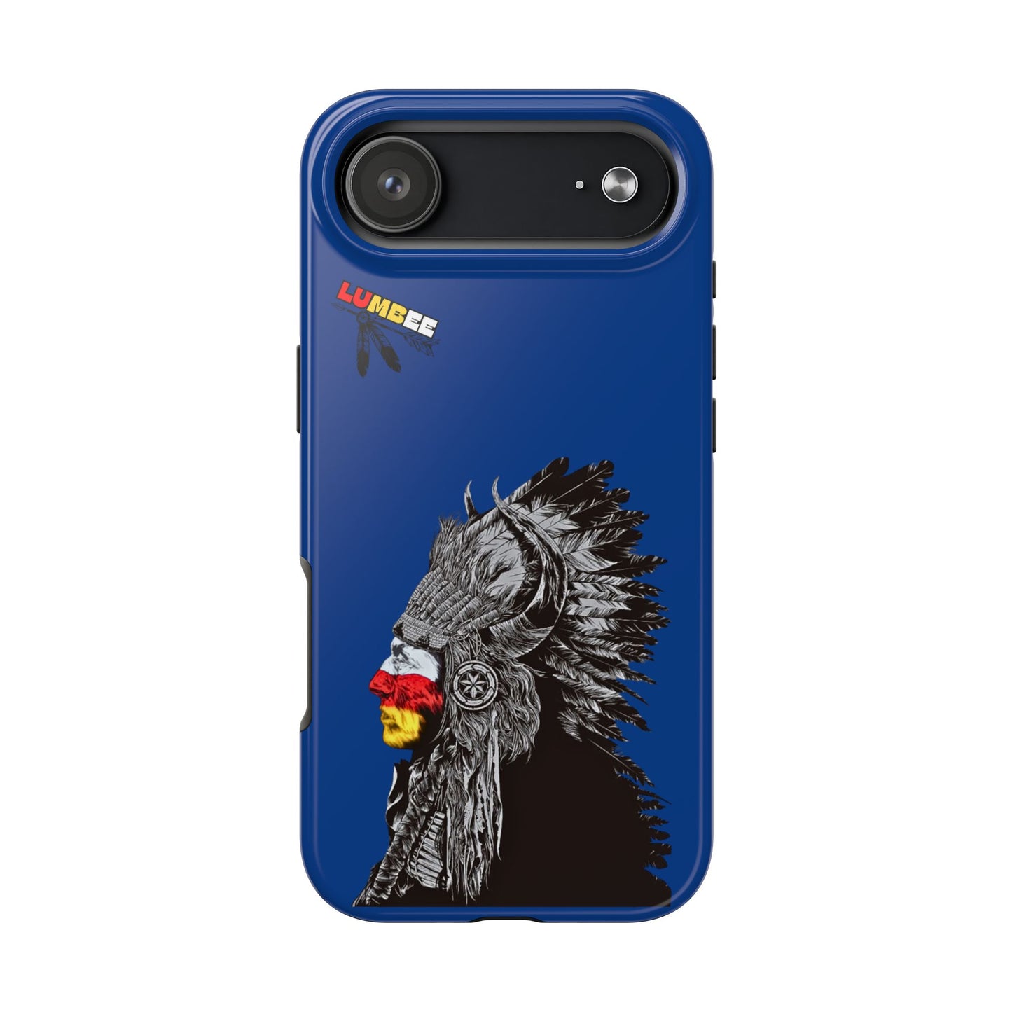 Blue Tough Phone Case — 910 Indian Chief