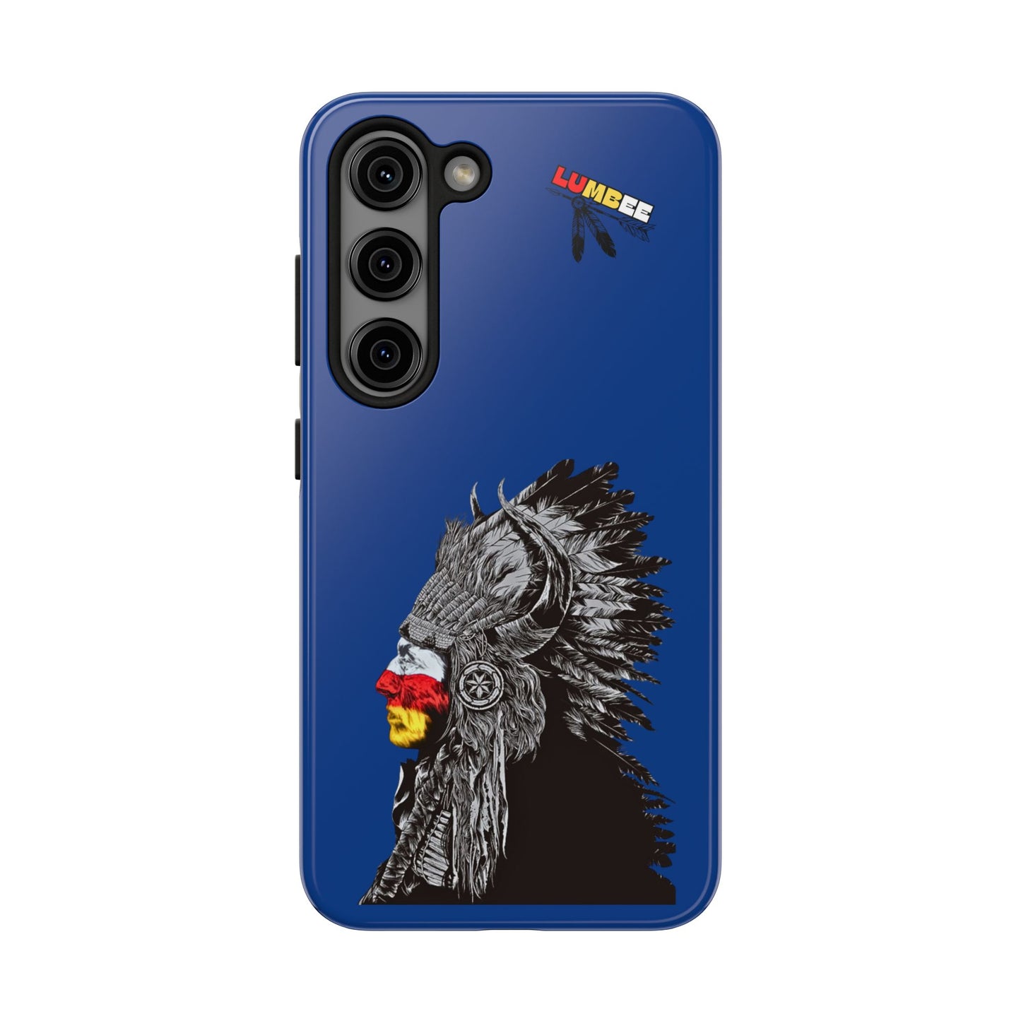 Blue Tough Phone Case — 910 Indian Chief