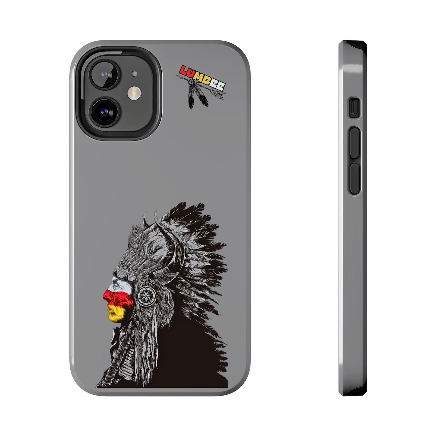 Grey Tough Phone Case — 910 Indian Chief