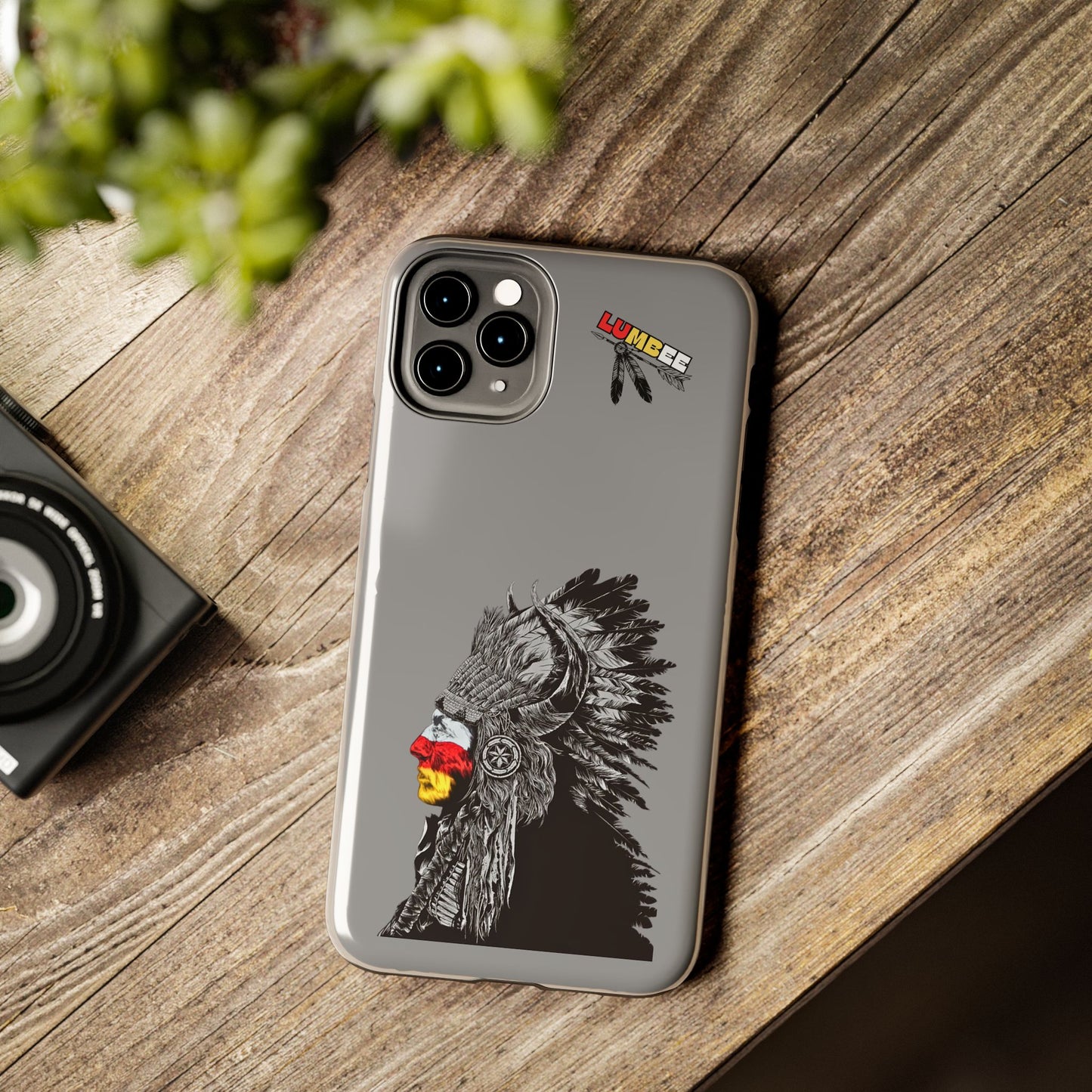 Grey Tough Phone Case — 910 Indian Chief
