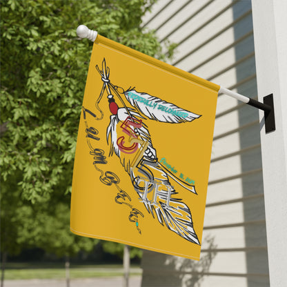 575 Feather Double-Sided Flag | Yellow