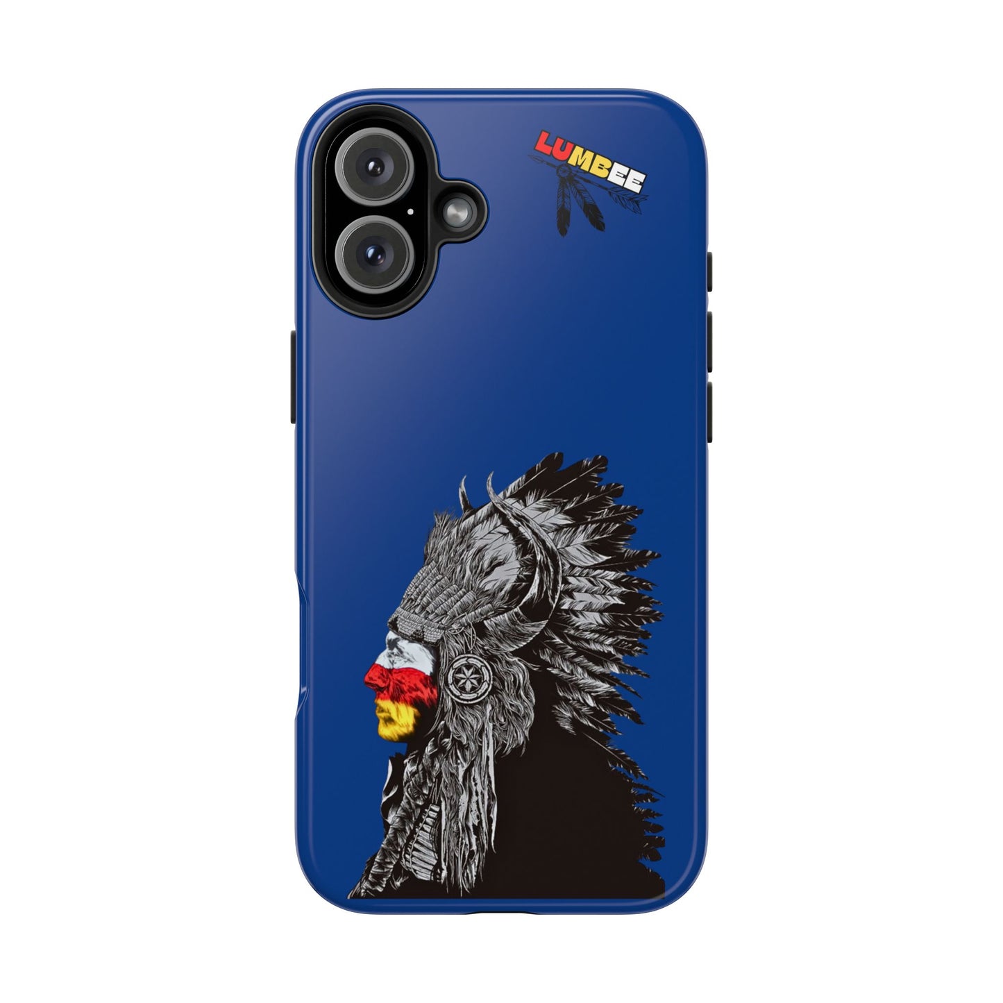 Blue Tough Phone Case — 910 Indian Chief