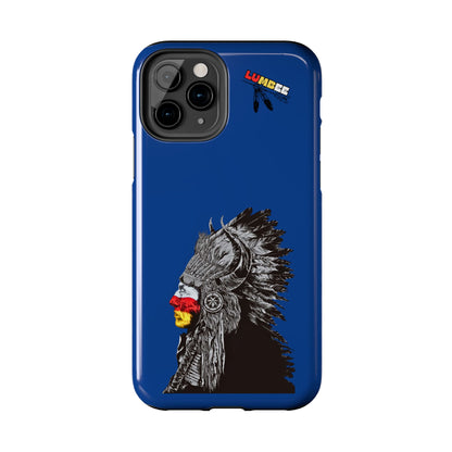 Blue Tough Phone Case — 910 Indian Chief