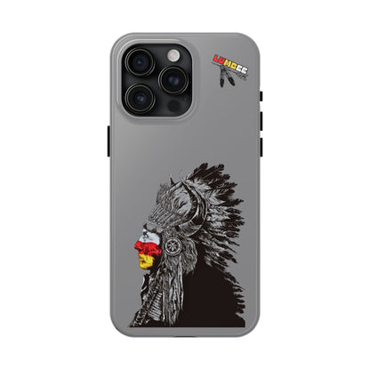 Grey Tough Phone Case — 910 Indian Chief