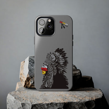 Grey Tough Phone Case — 910 Indian Chief