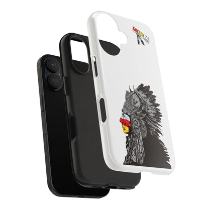 White Tough Phone Case — 910 Indian Chief