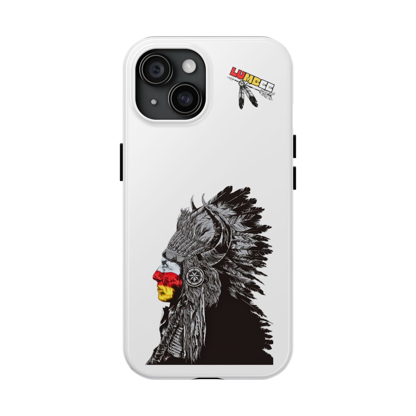 White Tough Phone Case — 910 Indian Chief