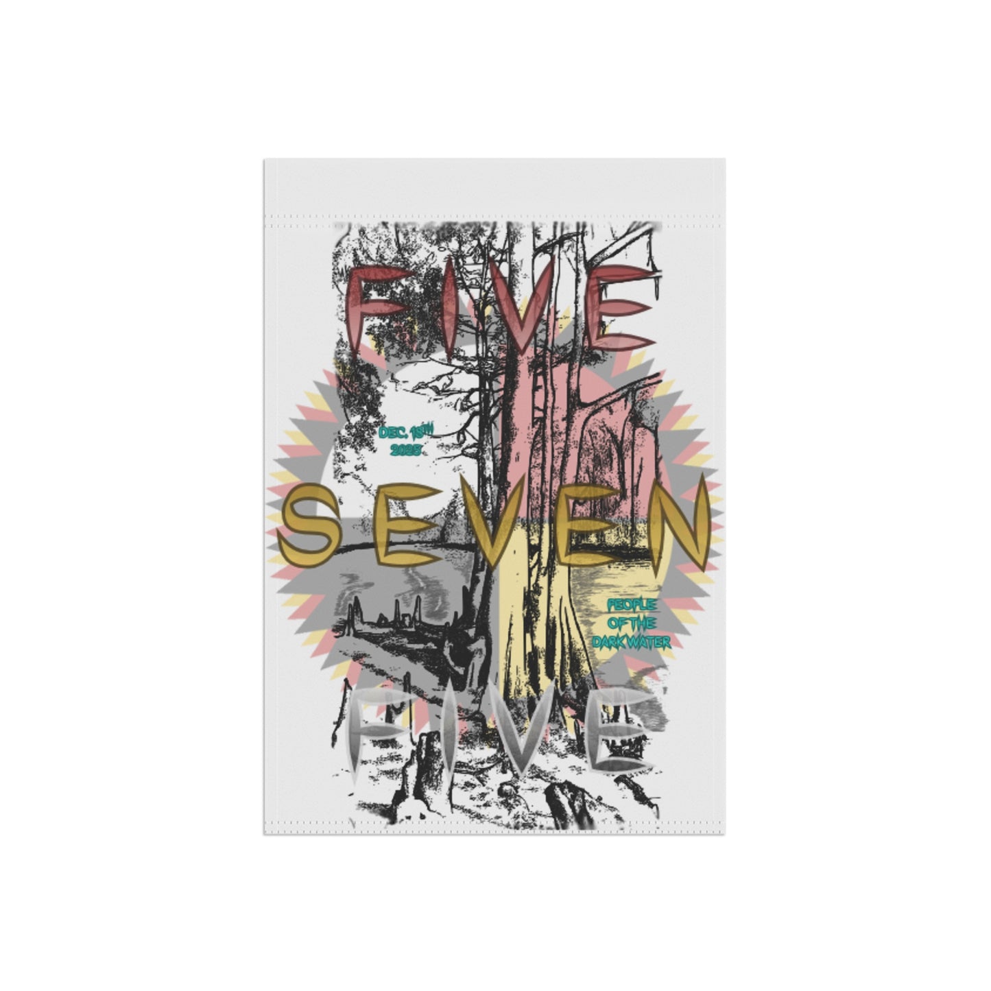 575 Lumber River Double-Sided Flag | White