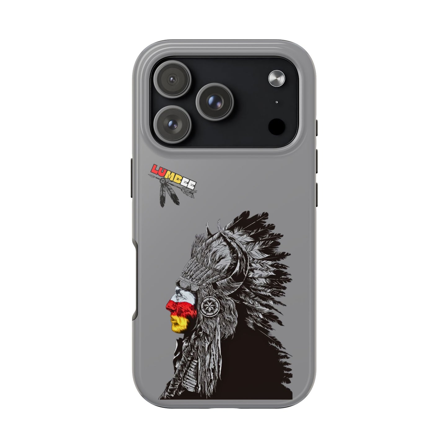 Grey Tough Phone Case — 910 Indian Chief