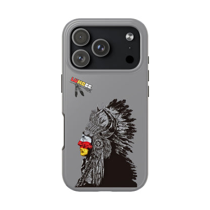 Grey Tough Phone Case — 910 Indian Chief