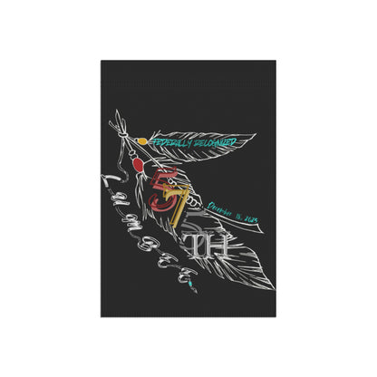 575 Feather Double-Sided Flag | Black