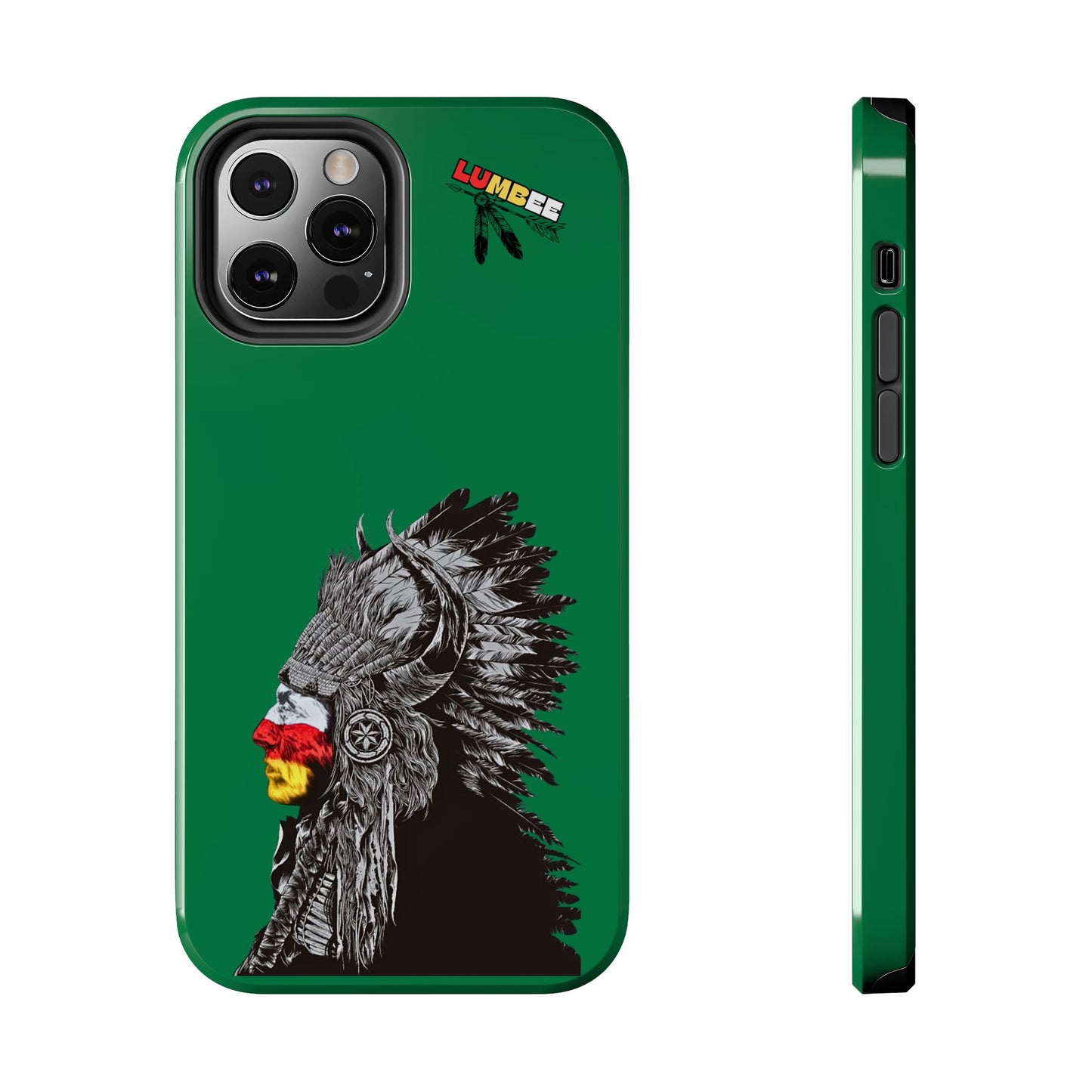 Green Tough Phone Case — 910 Indian Chief