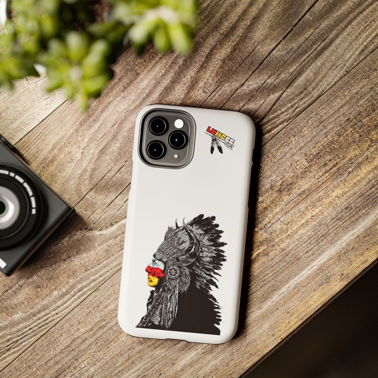 White Tough Phone Case — 910 Indian Chief