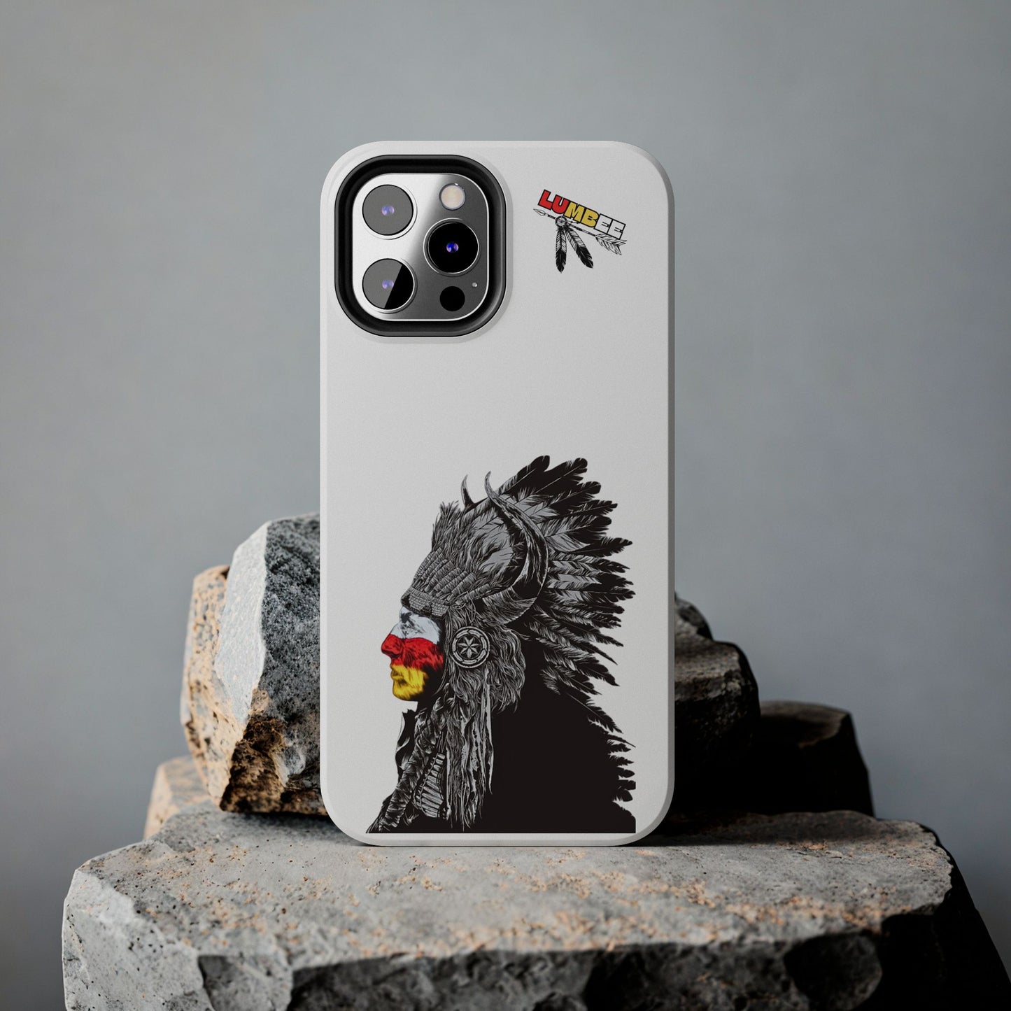 White Tough Phone Case — 910 Indian Chief