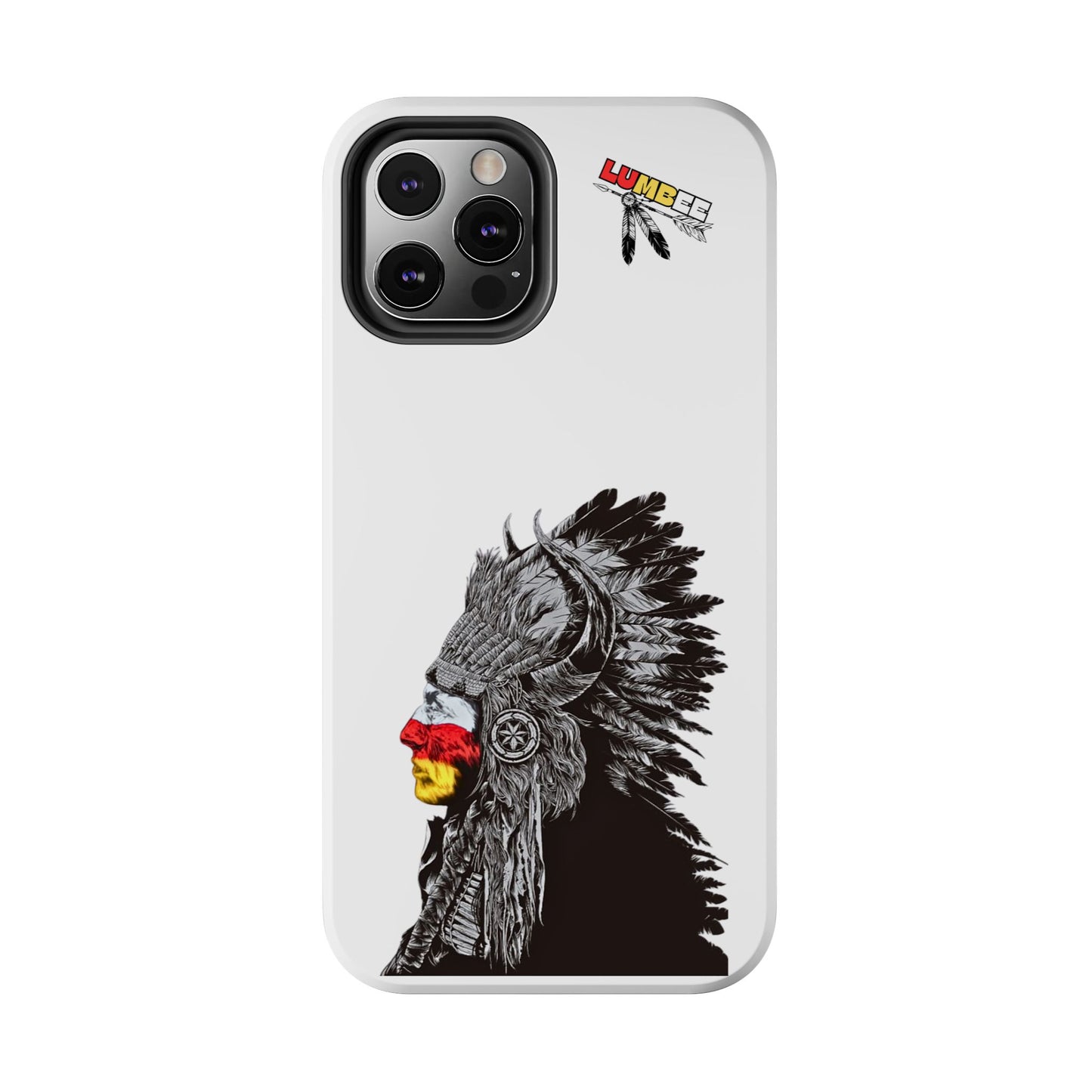 White Tough Phone Case — 910 Indian Chief