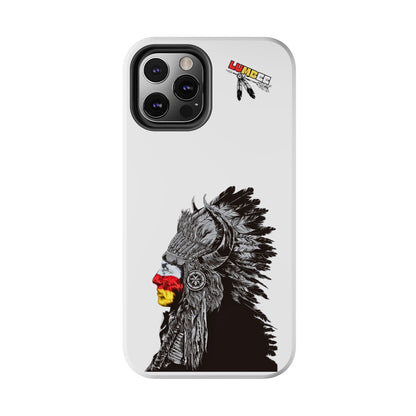 White Tough Phone Case — 910 Indian Chief