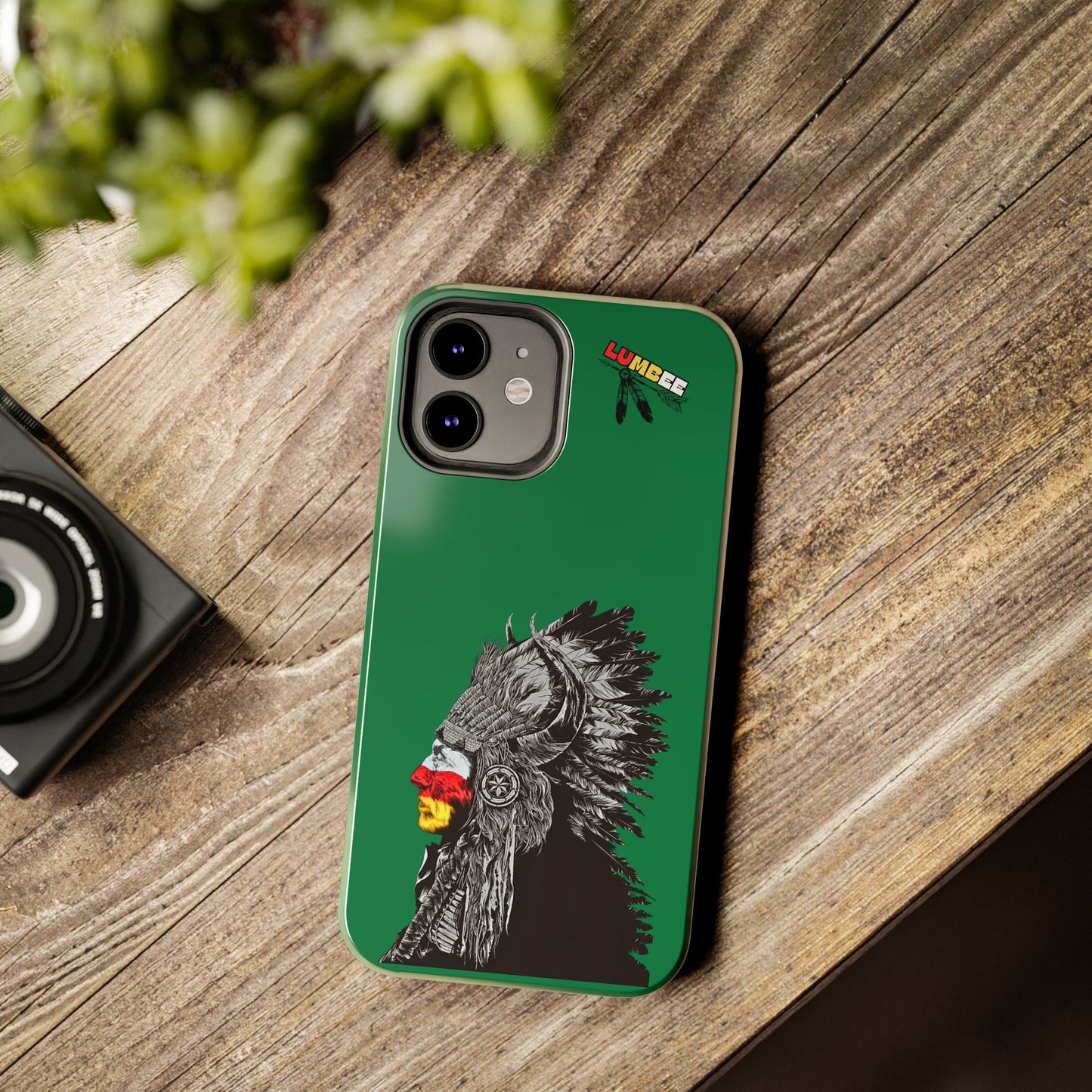 Green Tough Phone Case — 910 Indian Chief