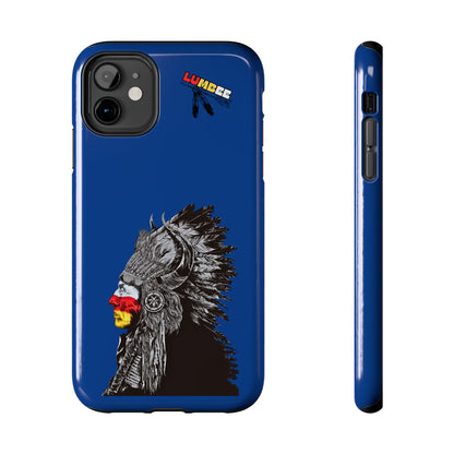 Blue Tough Phone Case — 910 Indian Chief