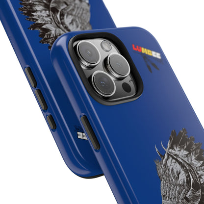 Blue Tough Phone Case — 910 Indian Chief