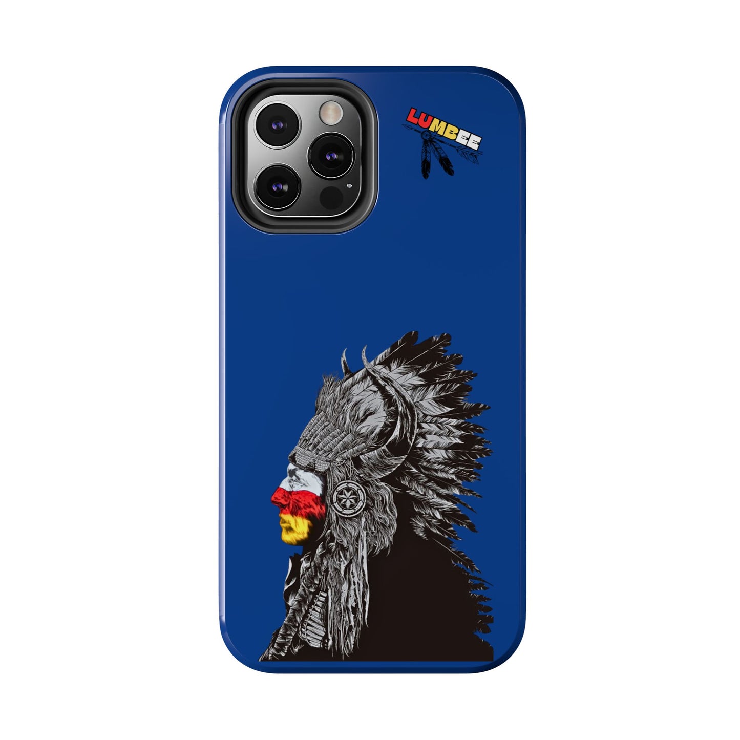 Blue Tough Phone Case — 910 Indian Chief