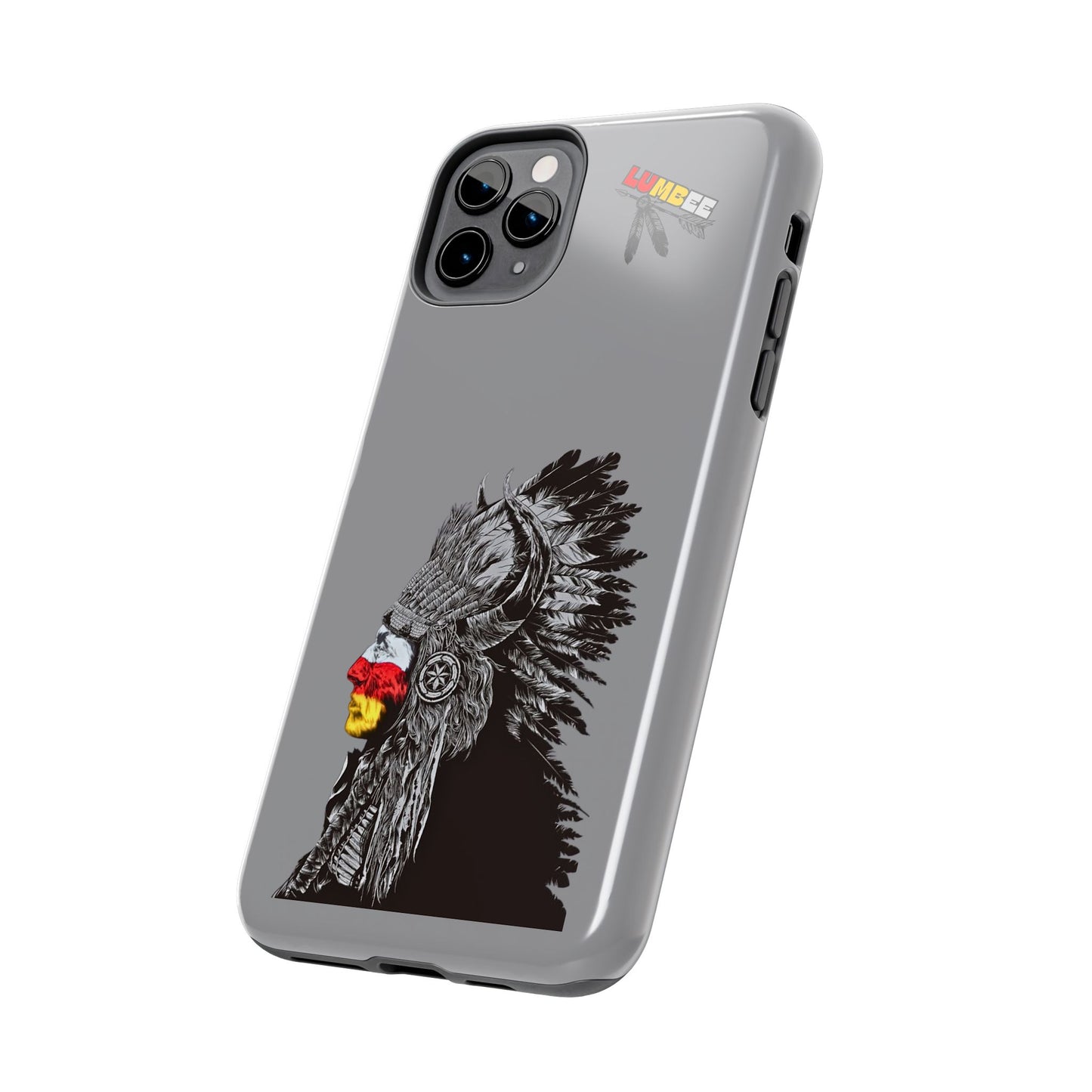 Grey Tough Phone Case — 910 Indian Chief