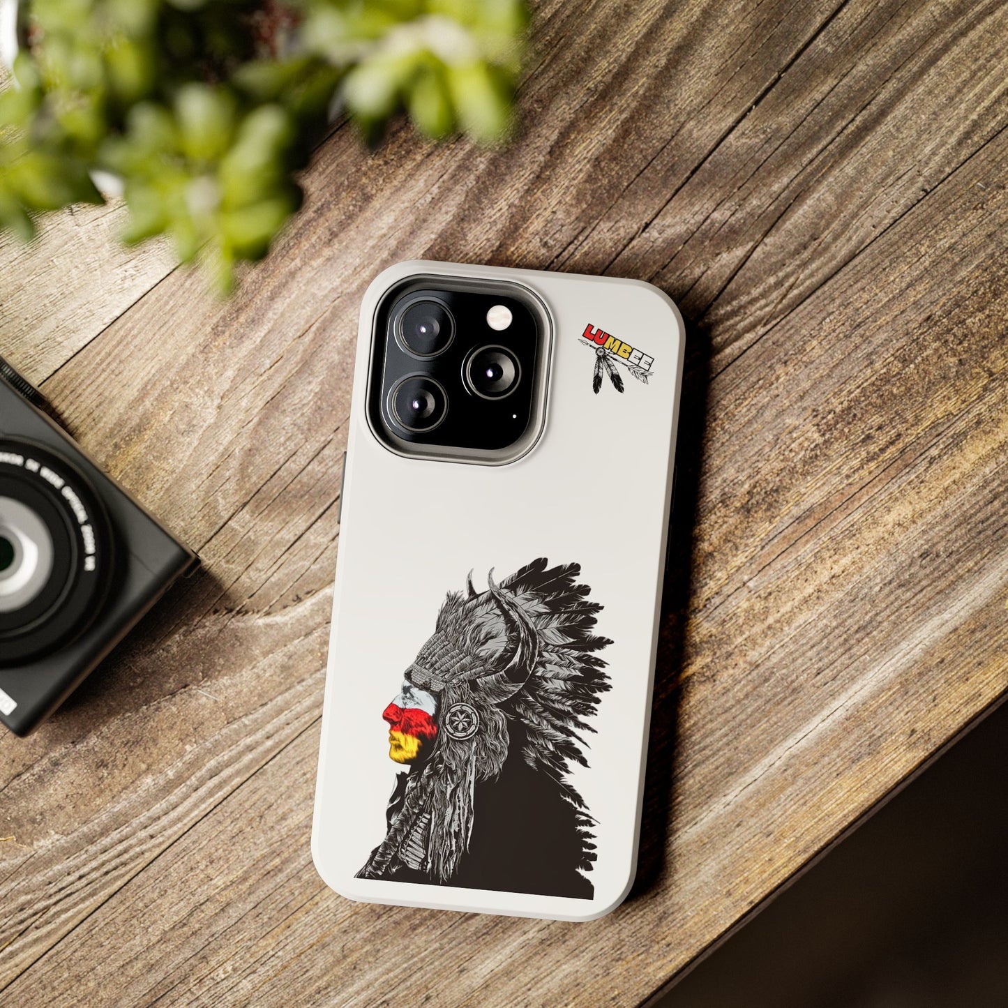White Tough Phone Case — 910 Indian Chief