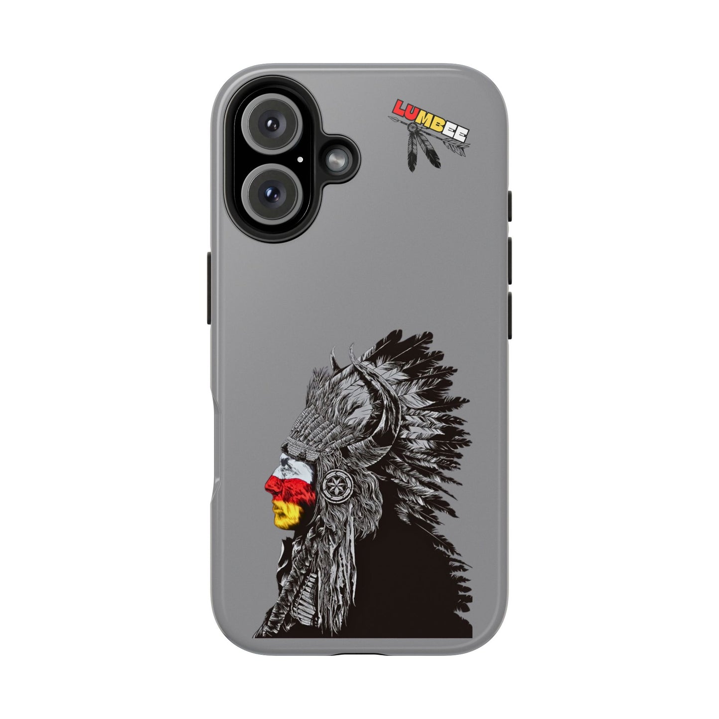 Grey Tough Phone Case — 910 Indian Chief