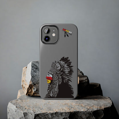 Grey Tough Phone Case — 910 Indian Chief