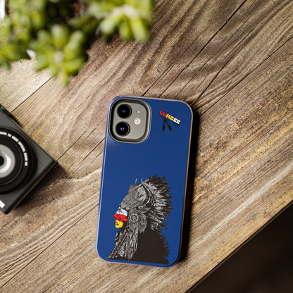 Blue Tough Phone Case — 910 Indian Chief
