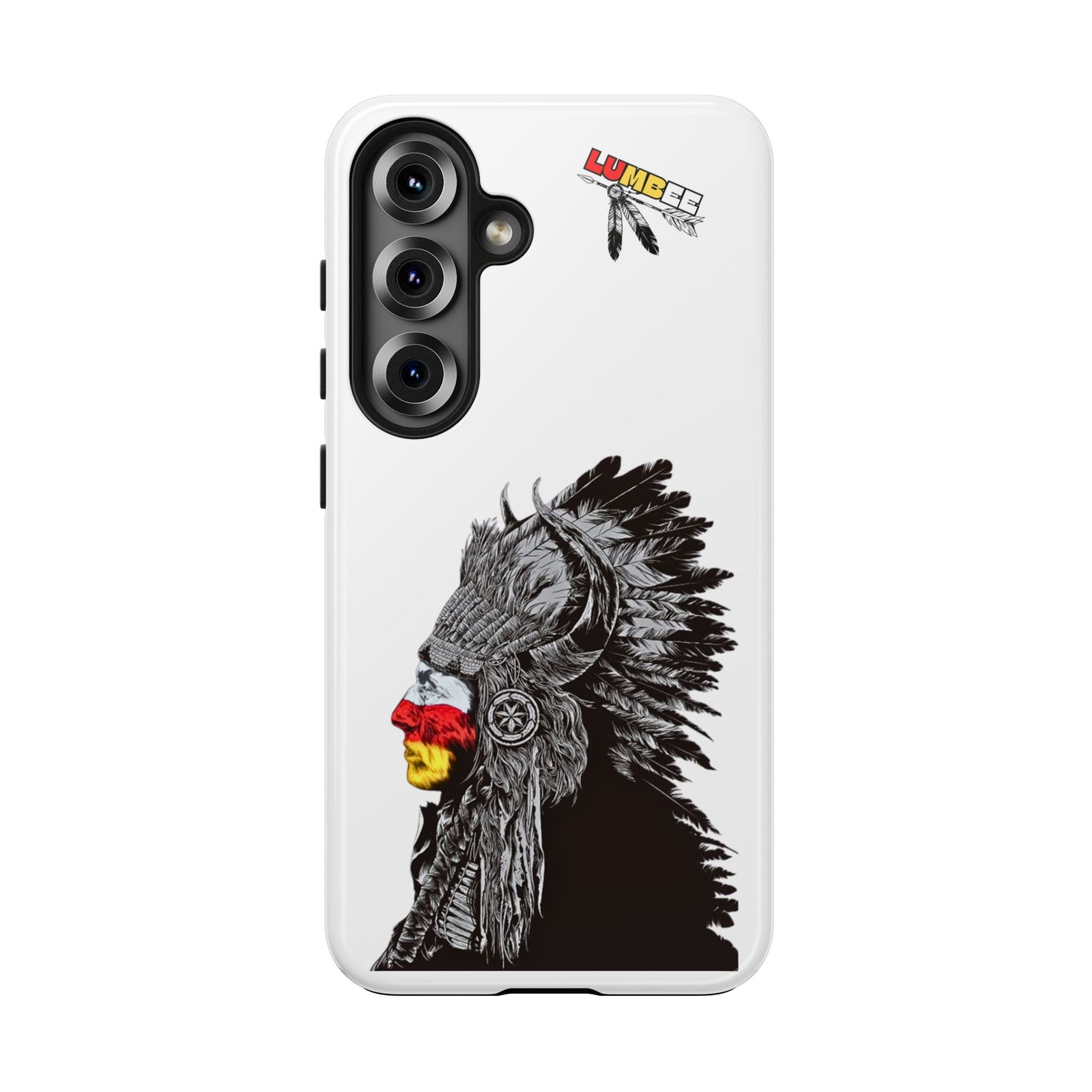 White Tough Phone Case — 910 Indian Chief
