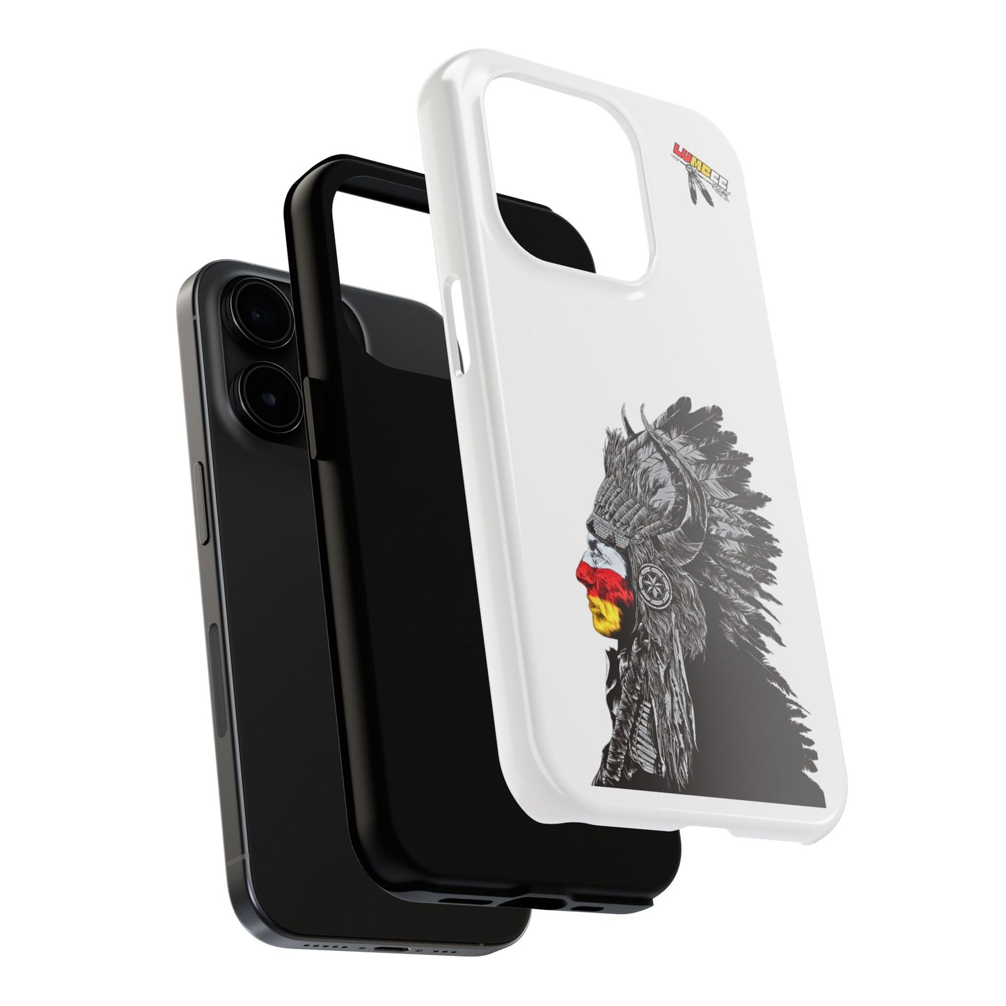 White Tough Phone Case — 910 Indian Chief