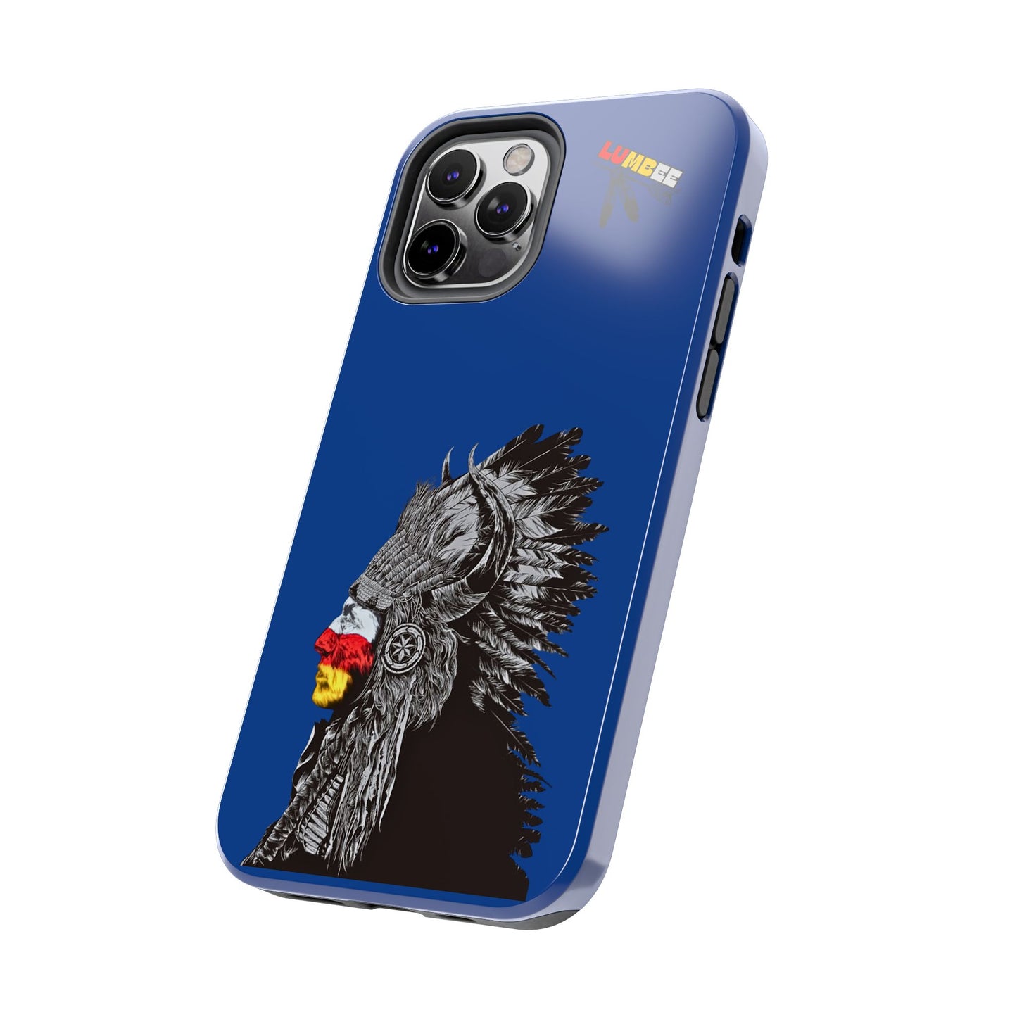 Blue Tough Phone Case — 910 Indian Chief