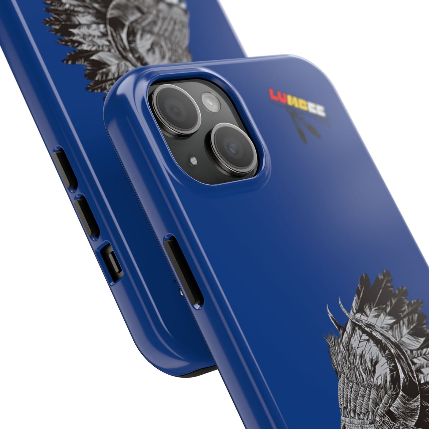 Blue Tough Phone Case — 910 Indian Chief