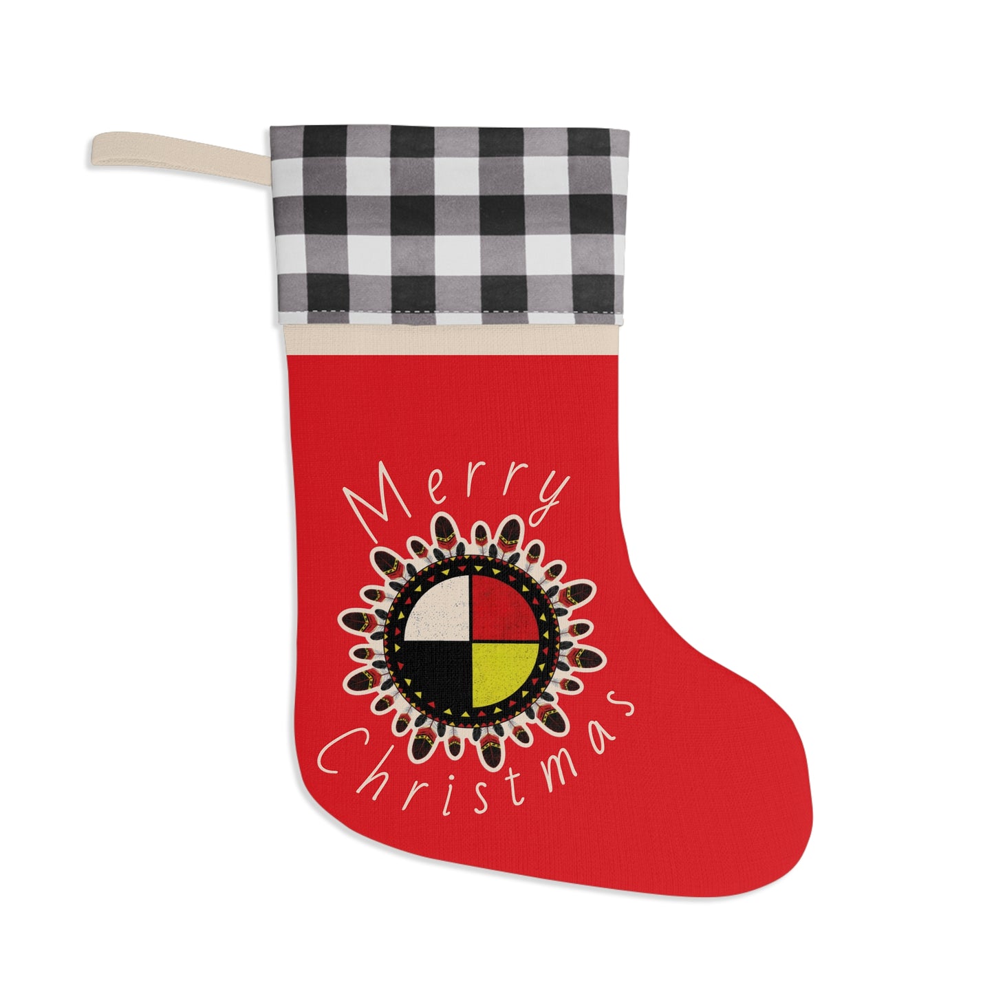 Medicine Wheel Christmas Stocking