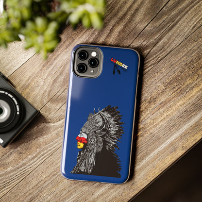 Blue Tough Phone Case — 910 Indian Chief