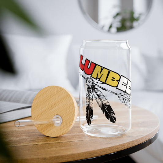 Lumbee 16oz Glass with Bamboo Lid