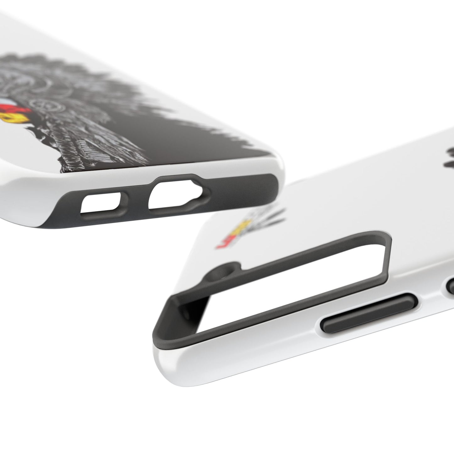 White Tough Phone Case — 910 Indian Chief