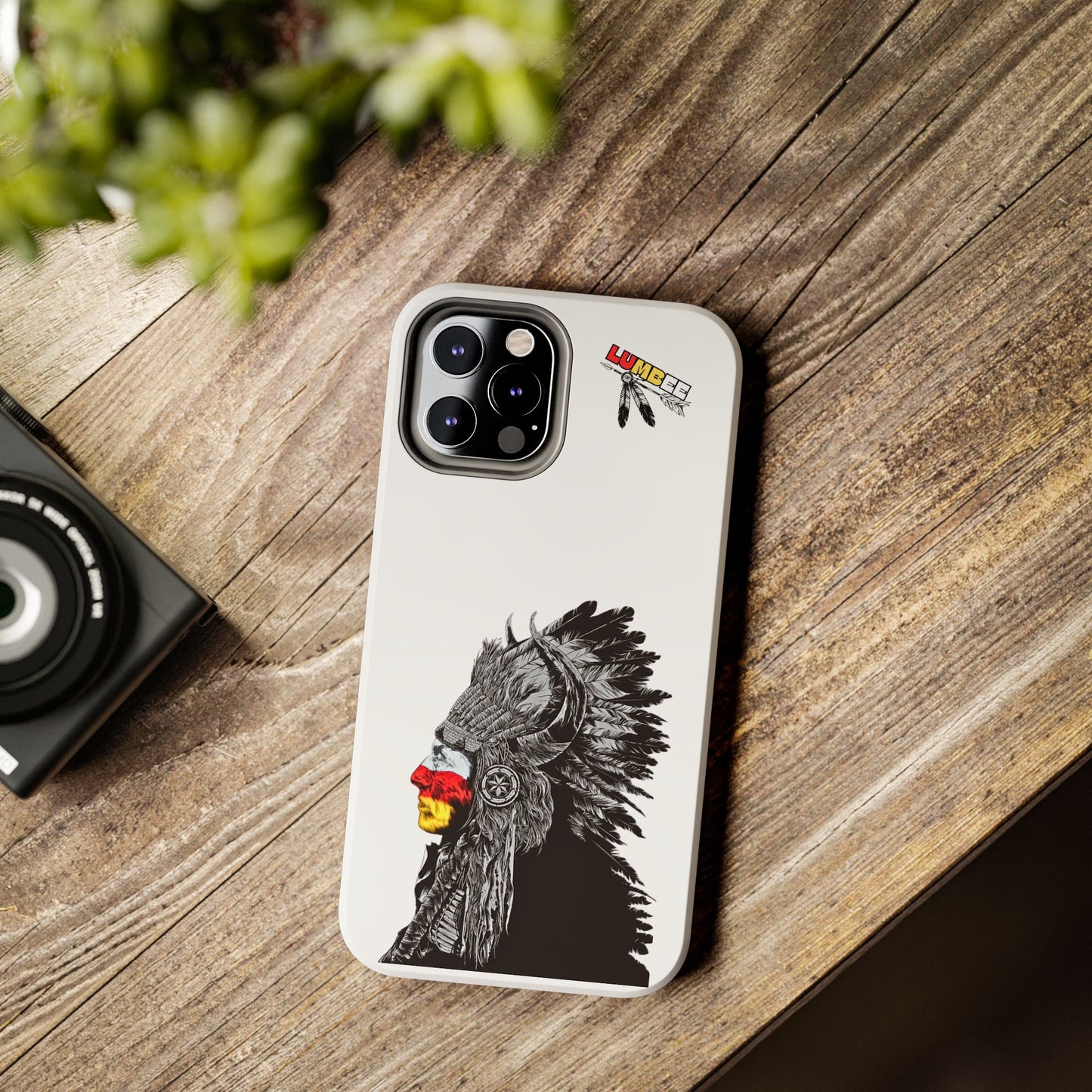 White Tough Phone Case — 910 Indian Chief