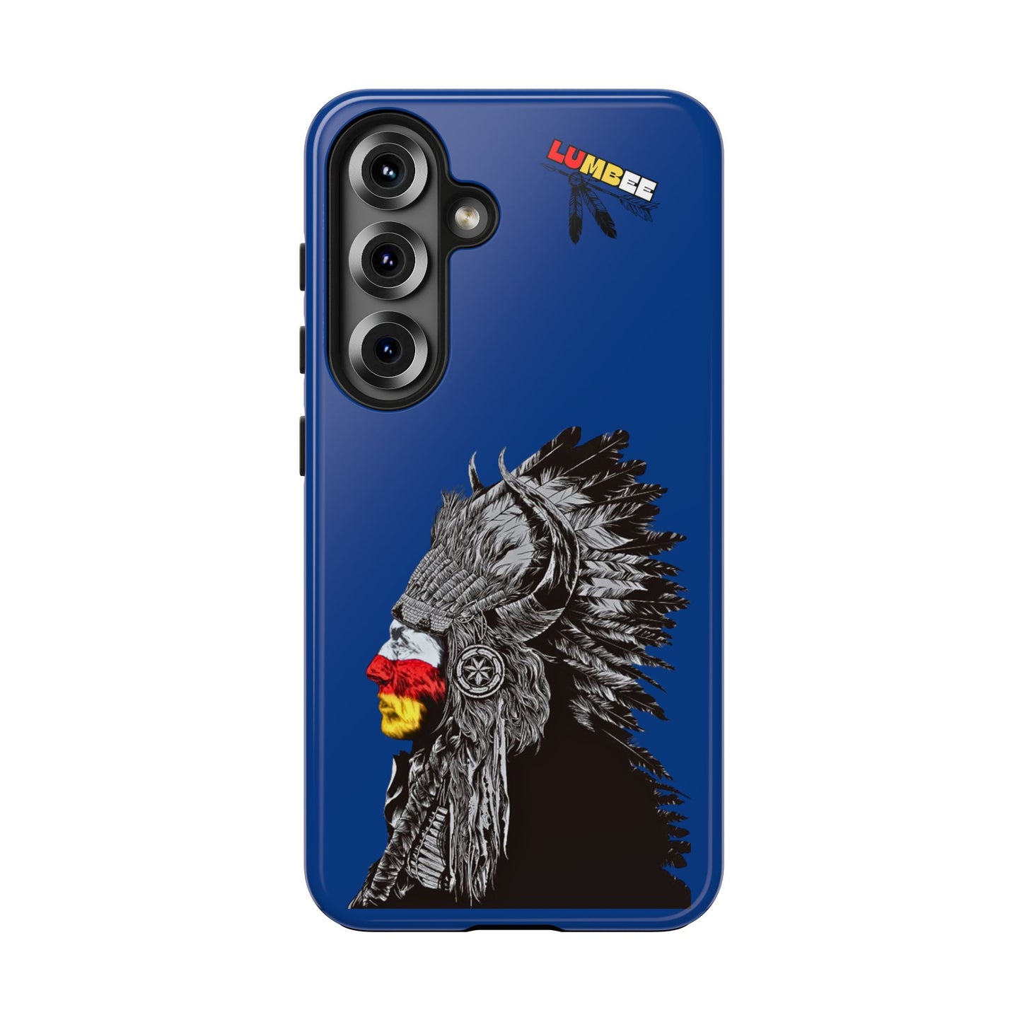 Blue Tough Phone Case — 910 Indian Chief