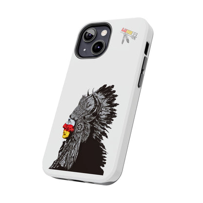 White Tough Phone Case — 910 Indian Chief