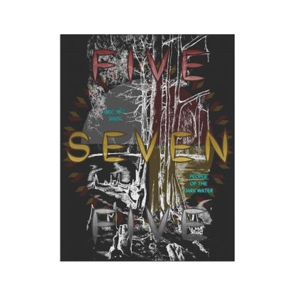 575 Lumber River Double-Sided Flag | Black