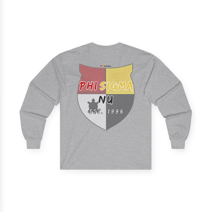 Phi Sigma Nu Long Sleeve Graphic Tee - Crest