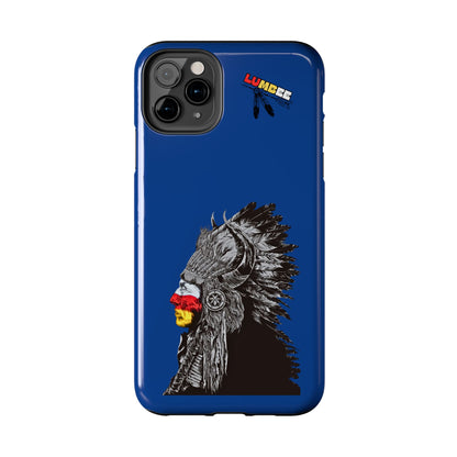 Blue Tough Phone Case — 910 Indian Chief