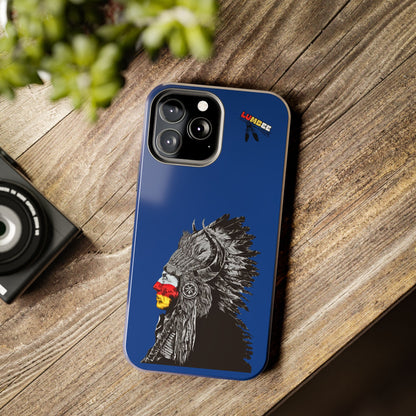 Blue Tough Phone Case — 910 Indian Chief