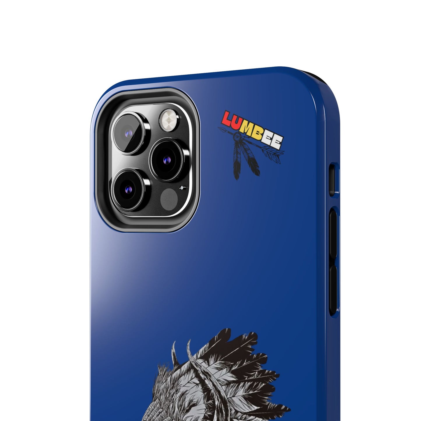 Blue Tough Phone Case — 910 Indian Chief