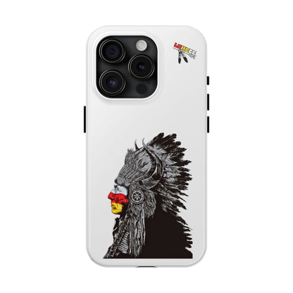 White Tough Phone Case — 910 Indian Chief