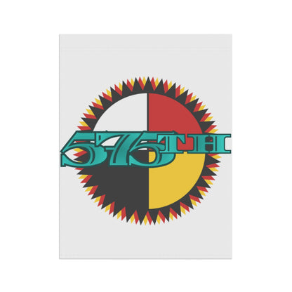 575 Double-Sided Flag | White