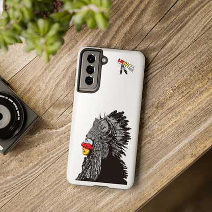 White Tough Phone Case — 910 Indian Chief